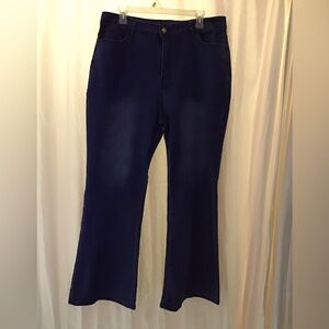 No Brand Dark Blue Flared Jeans